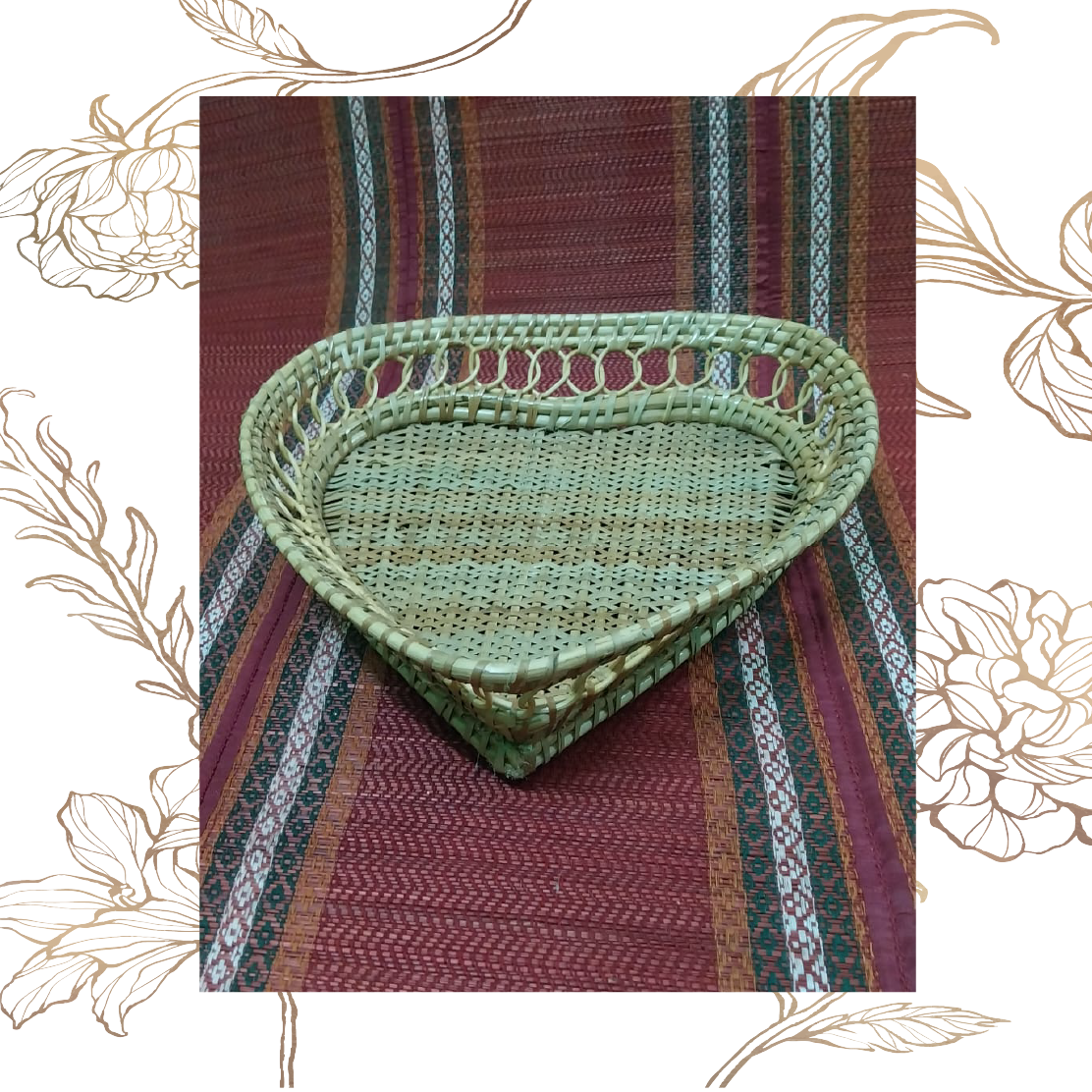 Cane Single Chain Basket