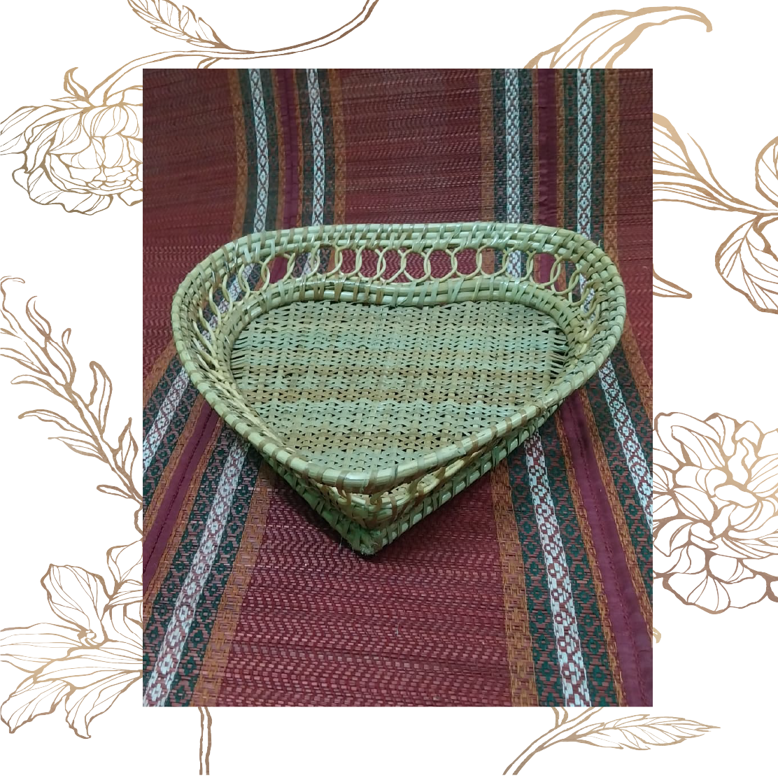 Cane Single Chain Basket