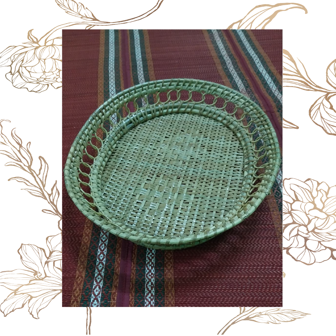 Cane Single Chain Basket