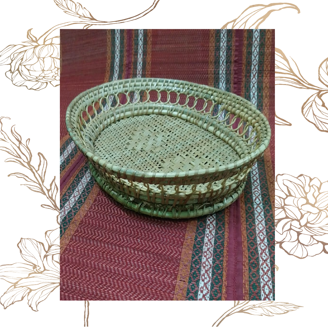 Cane Single Chain Basket