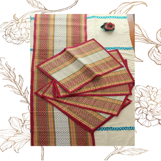 Multicolor Table Runner Set